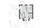 Одноэтажный дом с  террасой и 1 спальней Rg5470 План2